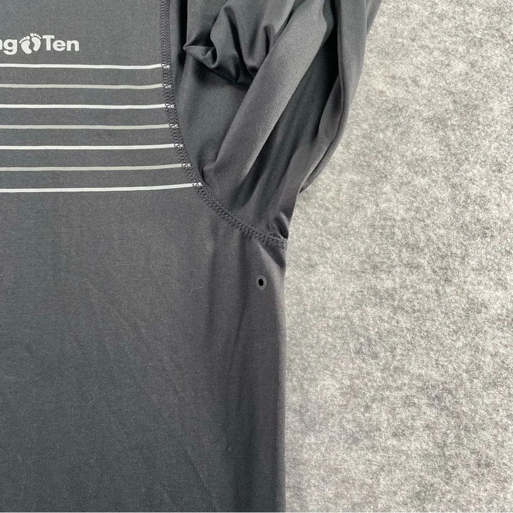 Hang Ten Mens Gray/White‎ Striped UV Protection Performance LS T-Shirt Size XL - Picture 5 of 10